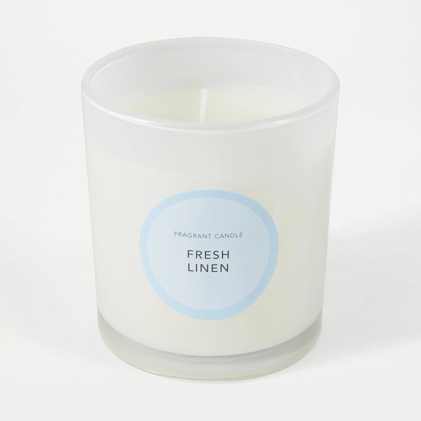 Fresh Linen Fragrant Candle - Medium