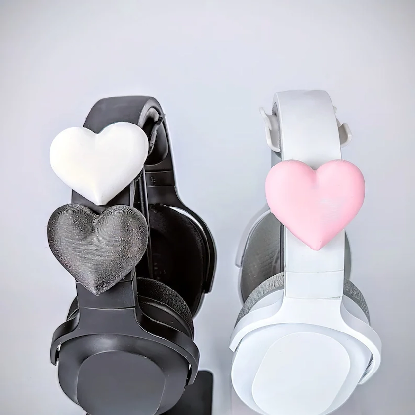 Heart Charm for Headphones Cute Heart for Headsets Headphone Attachment Kawaii Gaming Accessories Headband Charm - Etsy UK