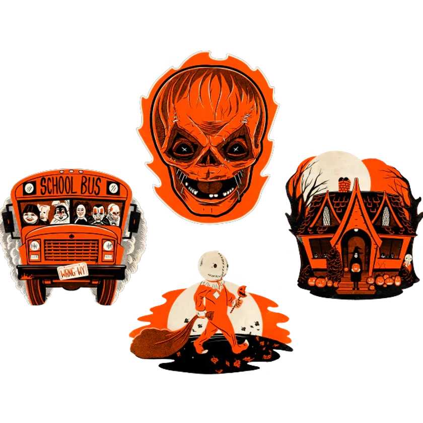 Trick r Treat Glow in the Dark Wall Décor Collection