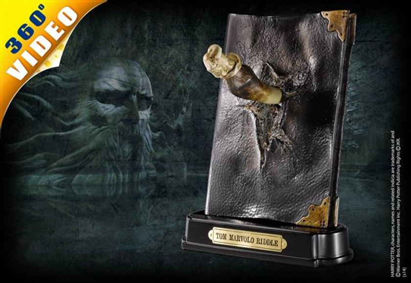 Tom Riddle Diary and Basilisk Fang at noblecollection.com