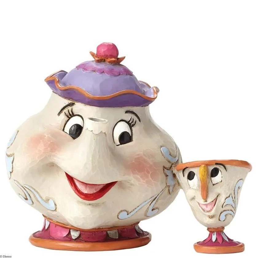 Enesco Disney Traditions Figurine Mrs Potts and Chip Figurine Multicolore 10 cm - 4049622