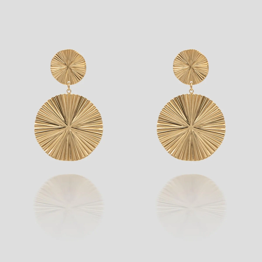 Hina Geometric Drop Earrings