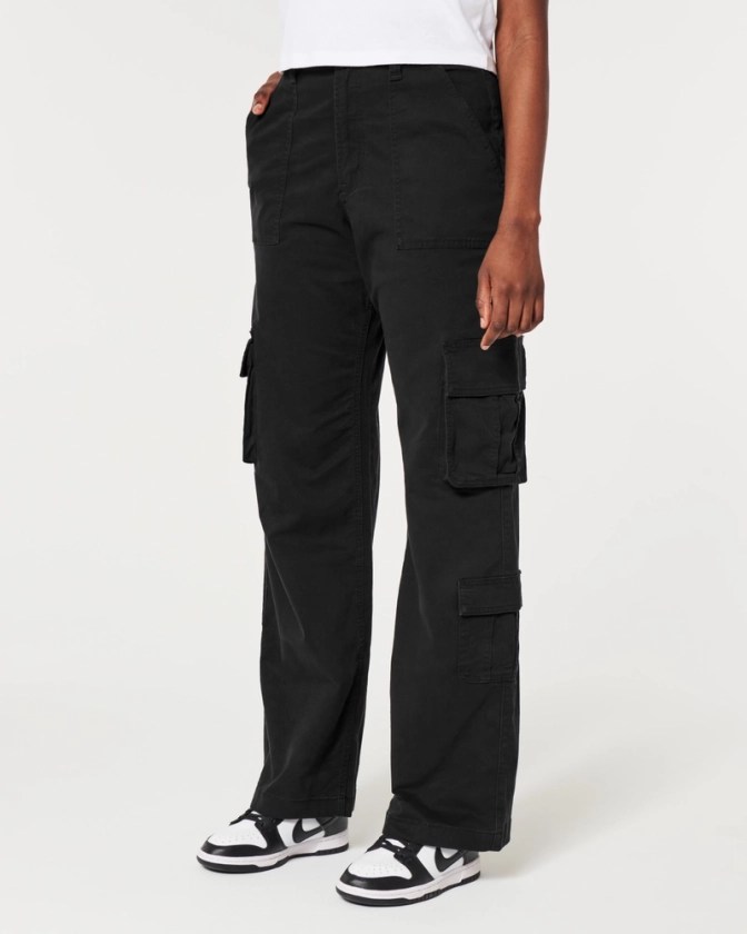 Hollister ULTRA HIGH-RISE BAGGY 3-POCKET CARGO PANTS