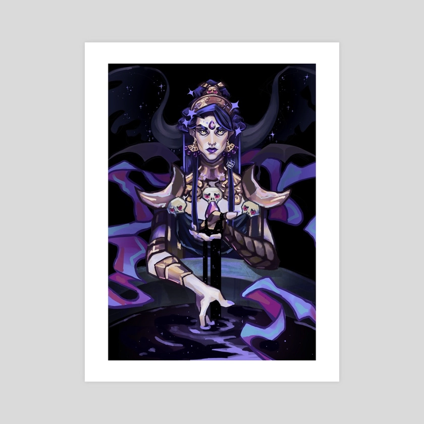 Nyx Hades, an art print by Vanvani