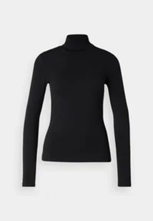 Samsøe Samsøe ESTER - T-shirt à manches longues - black/noir - ZALANDO.FR