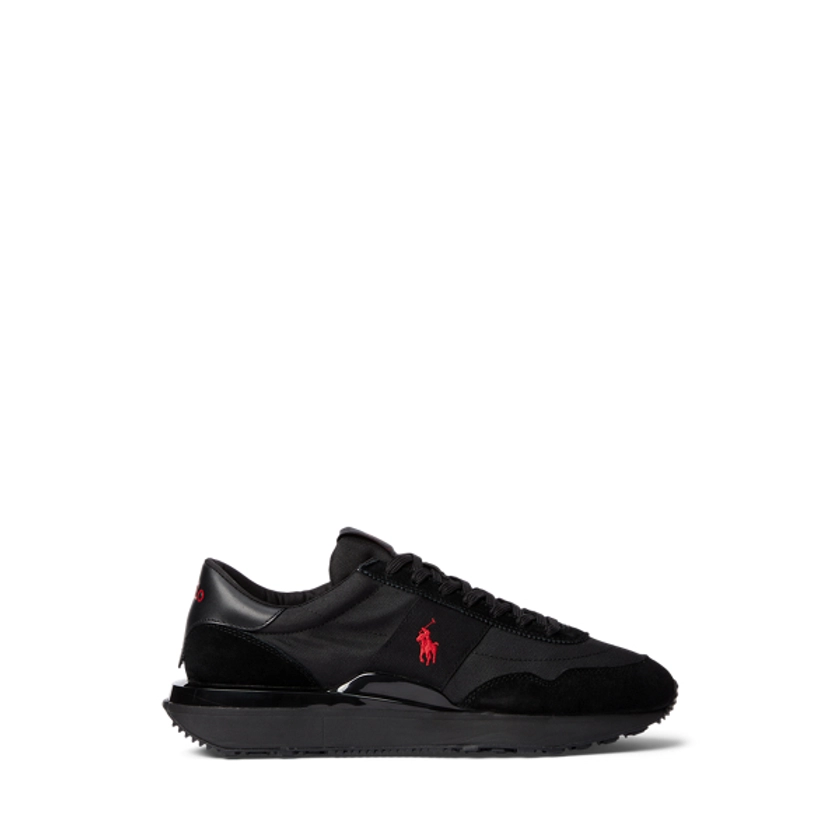 Baskets Train 89 en daim et Oxford pour Men | Ralph Lauren® FR