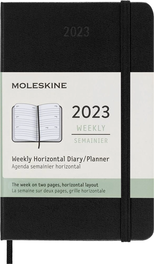 Agenda scolaire Moleskine 2023 Semainier Horizontal format 