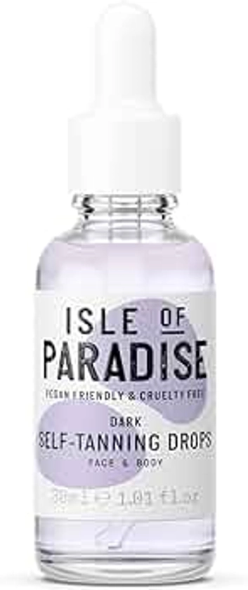 Isle of Paradise Self Tanning Drops - Color Correcting Self Tan Drops for Gradual Glow, Vegan and Cruelty Free, 1.01 Fl Oz