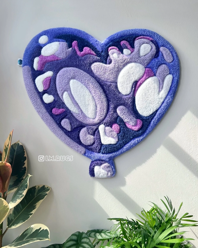 Balloon Rug in Purple