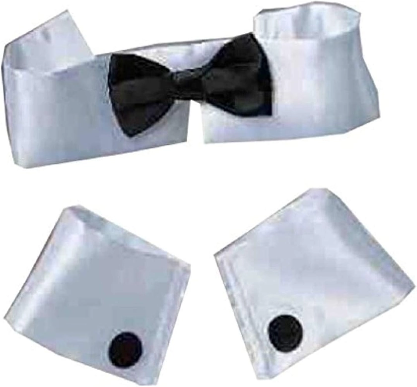 Forum Women's Costume Collar Bow Tie and Cuff Set