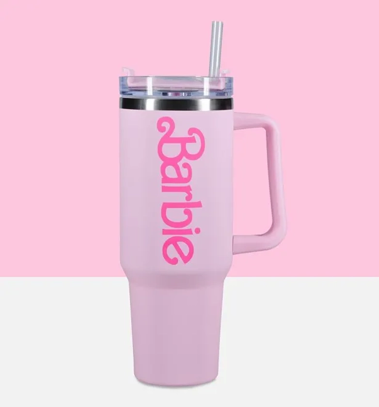 Barbie XL Travel Mug With Straw