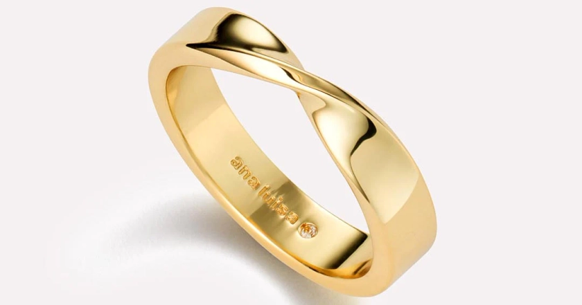 Gold Band Ring - Eliora