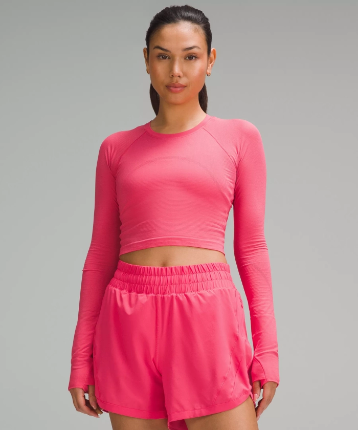 Swiftly Tech Cropped Long-Sleeve Shirt 2.0