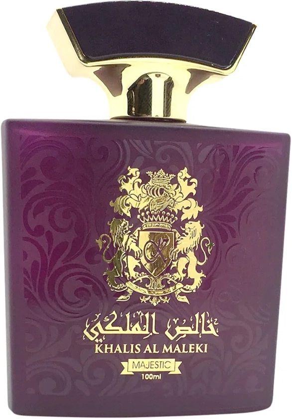 Maison d'Orient KHALIS AL MALEKI MAJESTIC, a Fruity Floral Perfume for Women and Men with Caramel, Citrus, Vanilla, Soft Florals, Amber and Agarwood 3.4 Oz