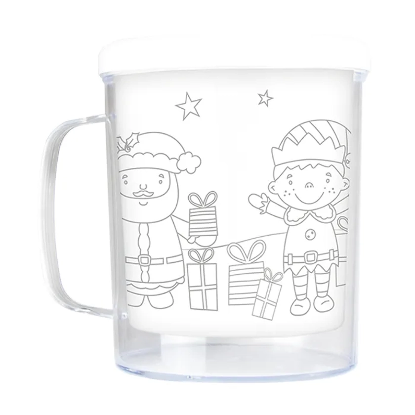 Christmas Craft Colour Your Own Mug