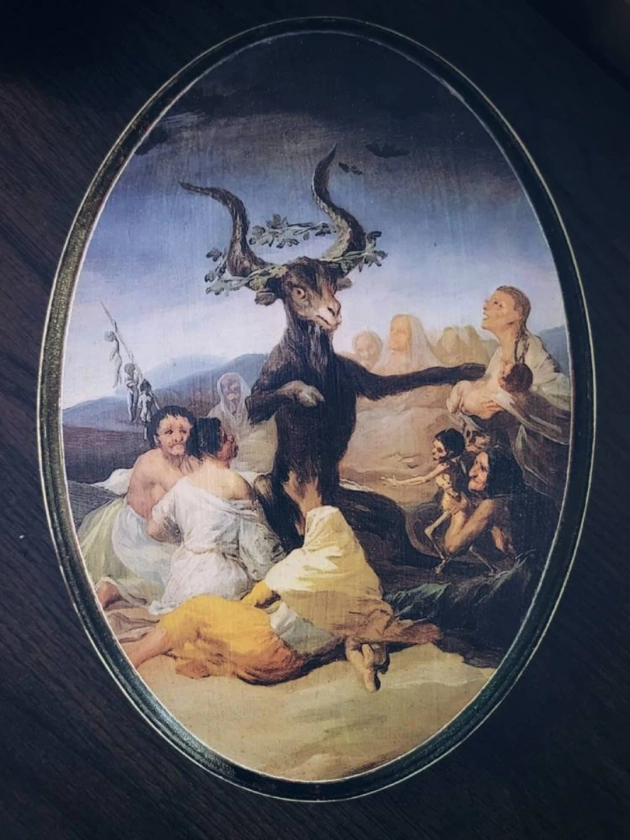 Francisco Goya wall plaque