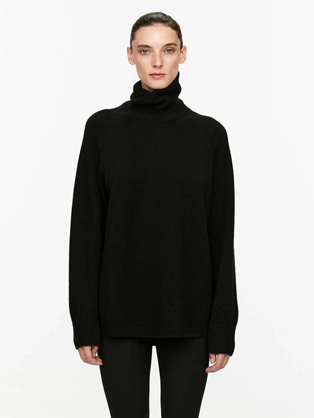 Pull à col roulé en cachemire - Noir - Loungewear - ARKET FR