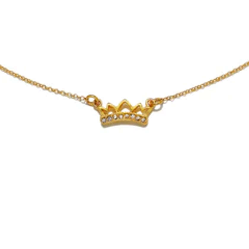 Mini Me Crown Necklace by @nashvilletash