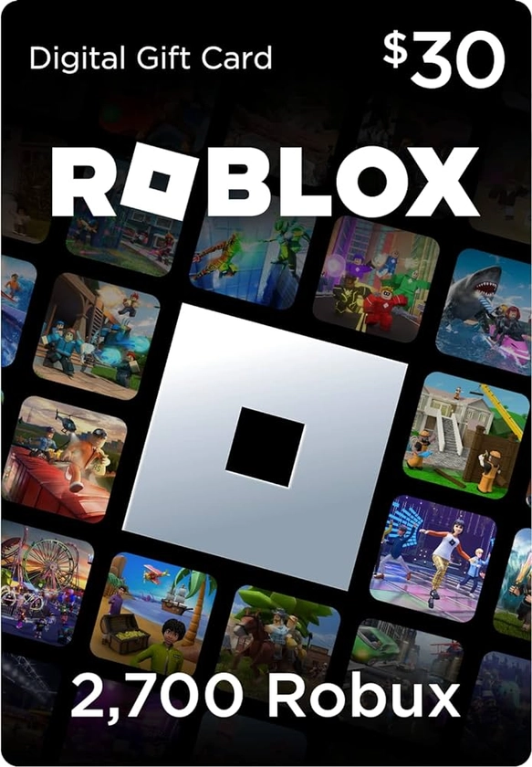 Amazon.com: Roblox Digital Gift Code for 2,700 Robux [Redeem Worldwide - Includes Exclusive Virtual Item] [Online Game Code] : Everything Else
