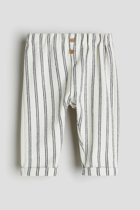 Pantalon jogger en coton éponge