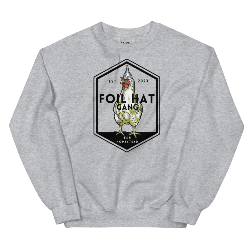 Foil Hat Gang Crew Neck Sweatshirt
