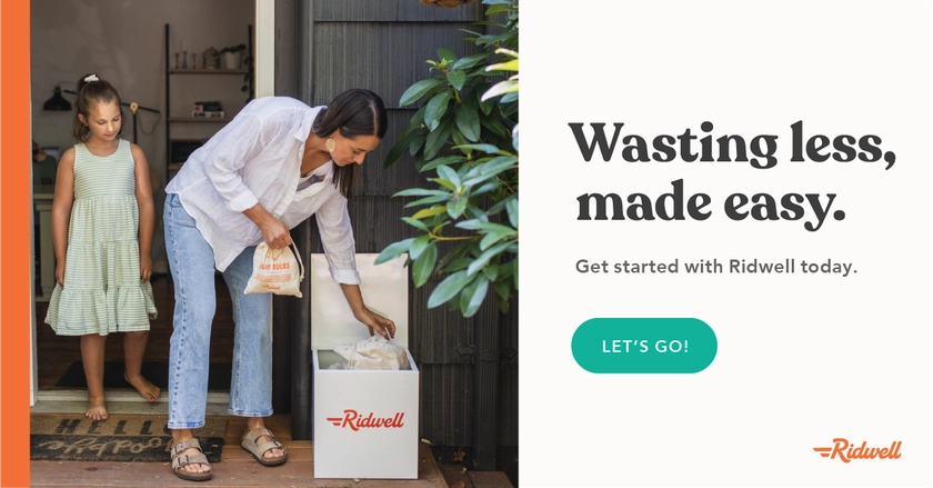 Ridwell. Wasting less, made easy. Join today!