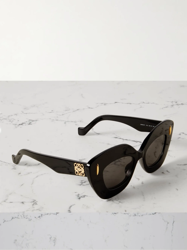 LOEWE EYEWEAR Oversized cat-eye acetate sunglasses | NET-A-PORTER