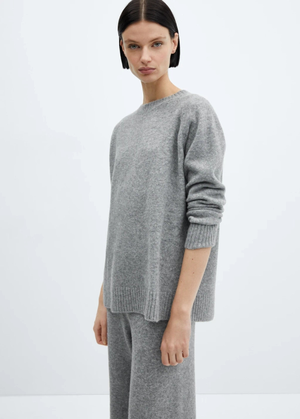 Oversize knit sweater - Women | MANGO United Kingdom