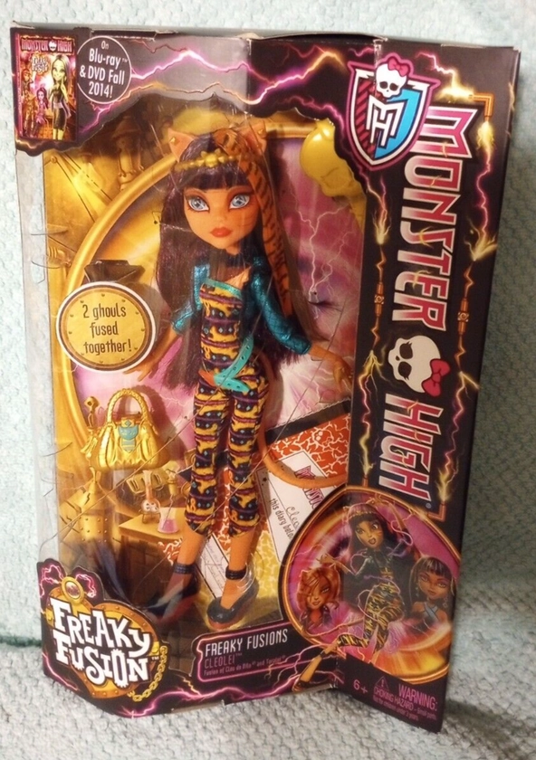 Monster High Freaky Fusion Cleolei Doll NRFB