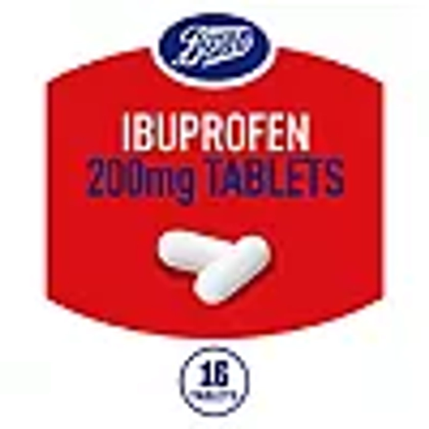 Boots Ibuprofen 200mg Tablets - 16 Tablets - Boots