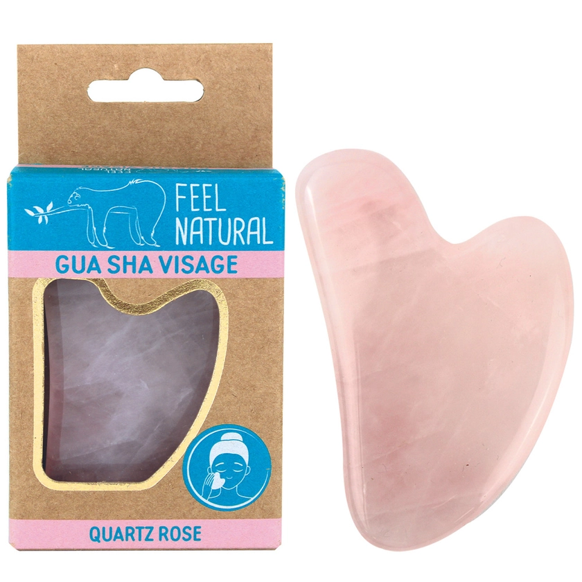 feel natural | Gua Sha Quartz rose Accessoire Visage