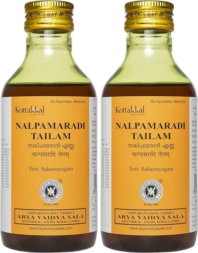 Buy Kottakkal ayurveda® Nalpamaradi Tailam - 200 ml, For Hair & Skin (Pack of 1) Online at Low Prices in India - Amazon.in