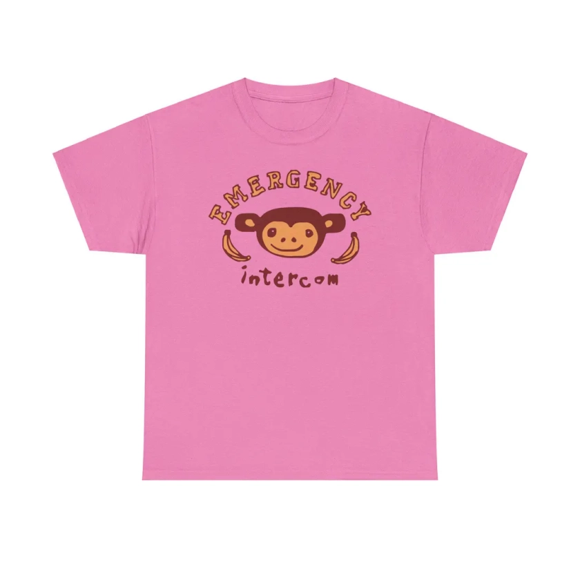 Emergency Intercom Monkey Logo Unisex Heavy Cotton Tee Shirt - Etsy