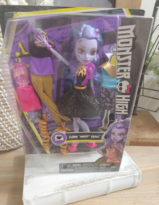 Monster High djinni whisp grant RARE I Love Fashion