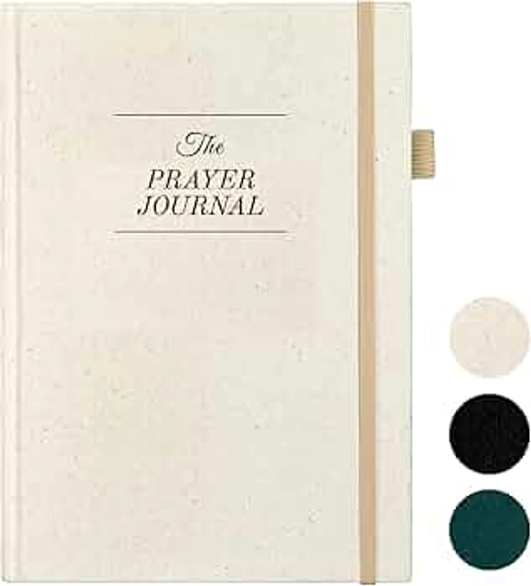 Prayer Journal for Woman - 60 Weeks Bible Journal with Prompts, Verse and Scripture - Devotional Journal for Women and Men, Bible Study Journal for Christians, Beige