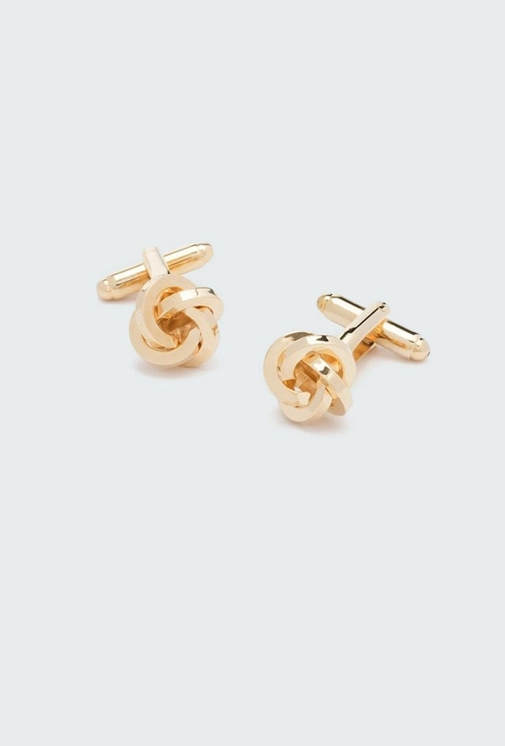 Gold Mod Knot Cufflinks | INDOCHINO Accessories