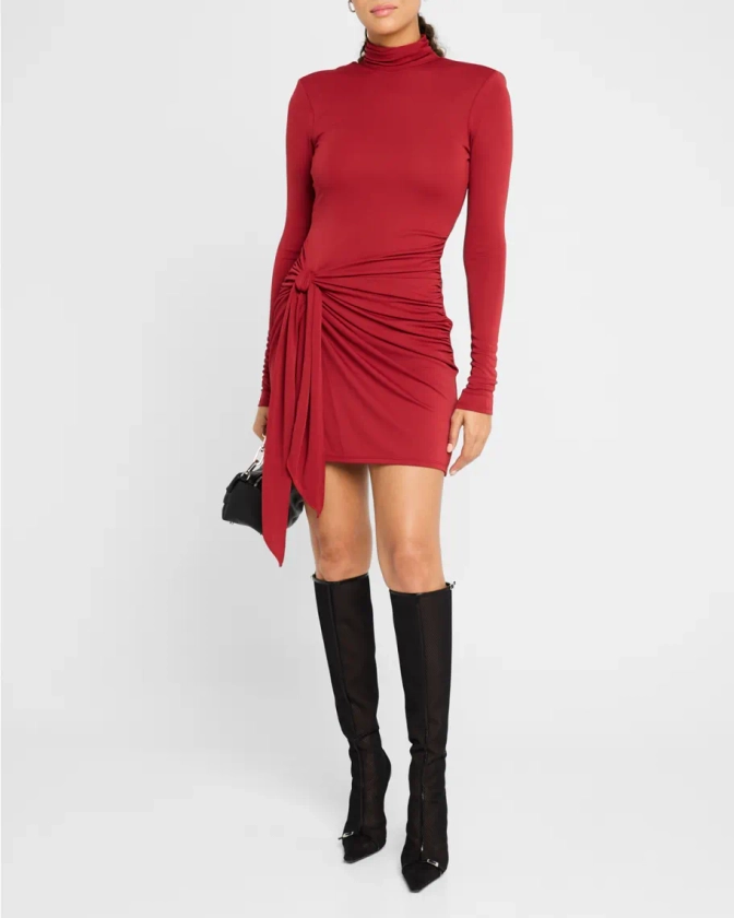 Johnson Long-Sleeve Knit Mini Dress