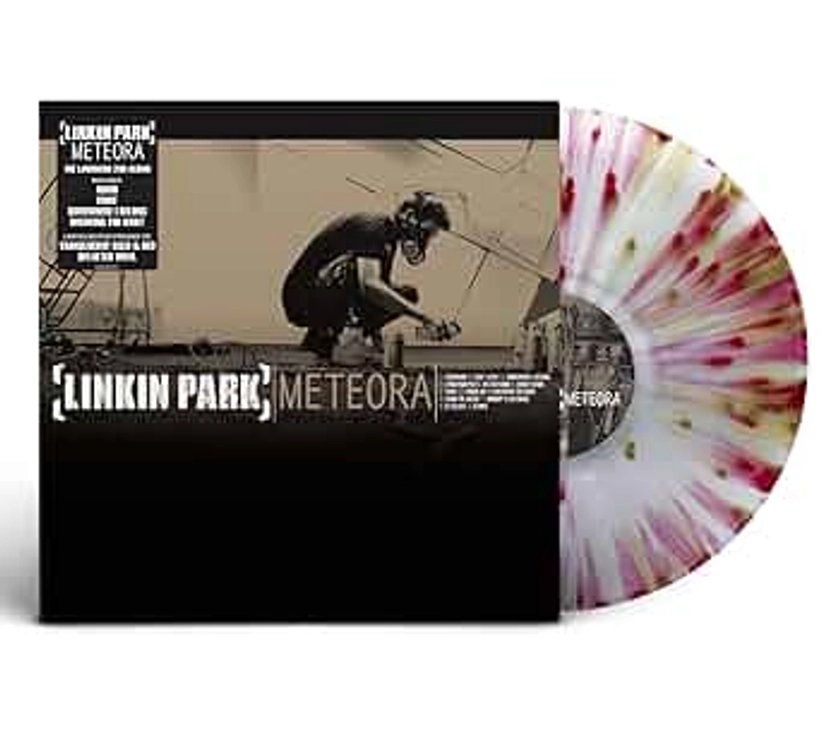 Meteora (Translucent Gold and Red Splatter