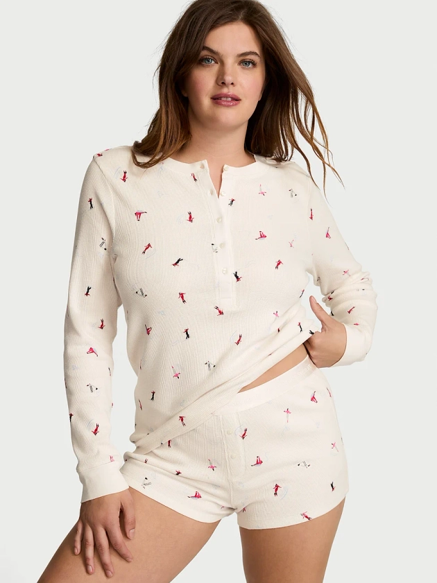 Buy Thermal Short Pajama Set - Order Pajamas Sets online 1125452300 - Victoria's Secret