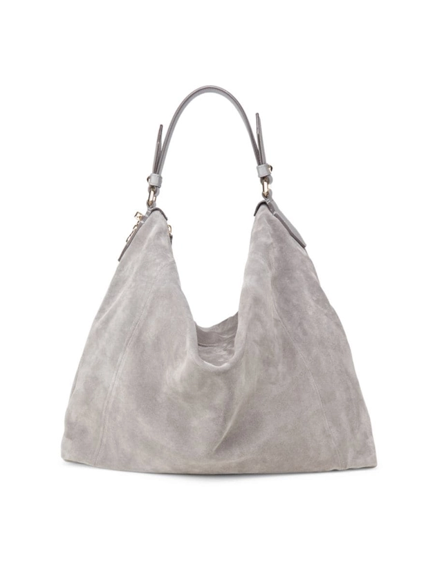 Shop Jimmy Choo Ana Suede Shoulder Bag | Saks Fifth Avenue
