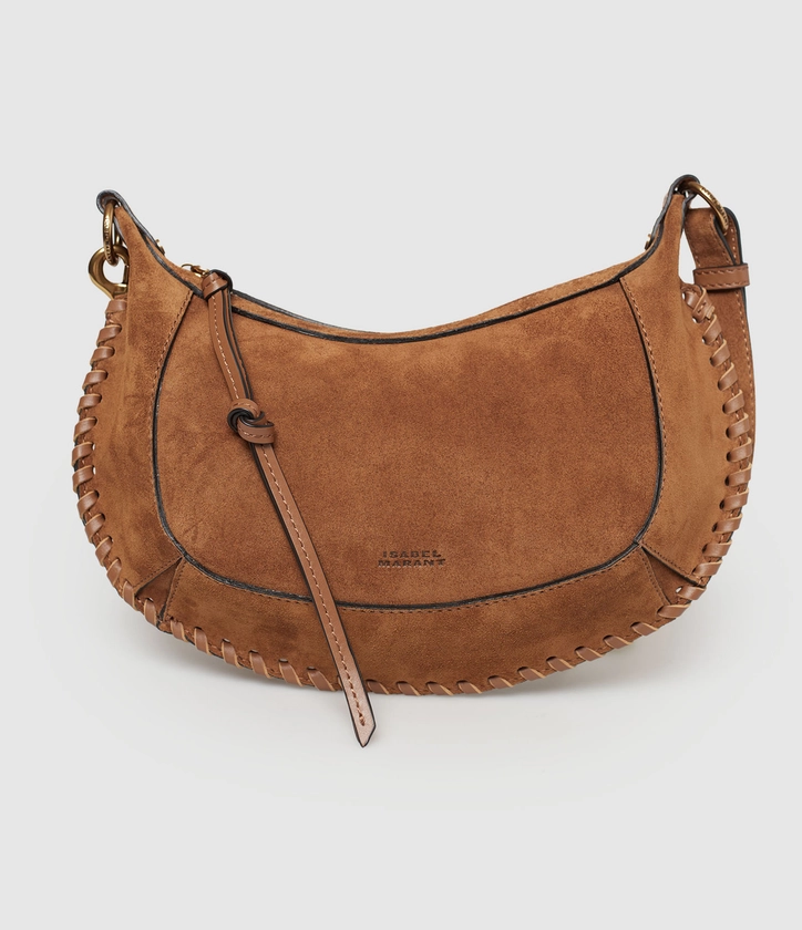 ISABEL MARANT - Sac Oskan Hobo Cuir Marron