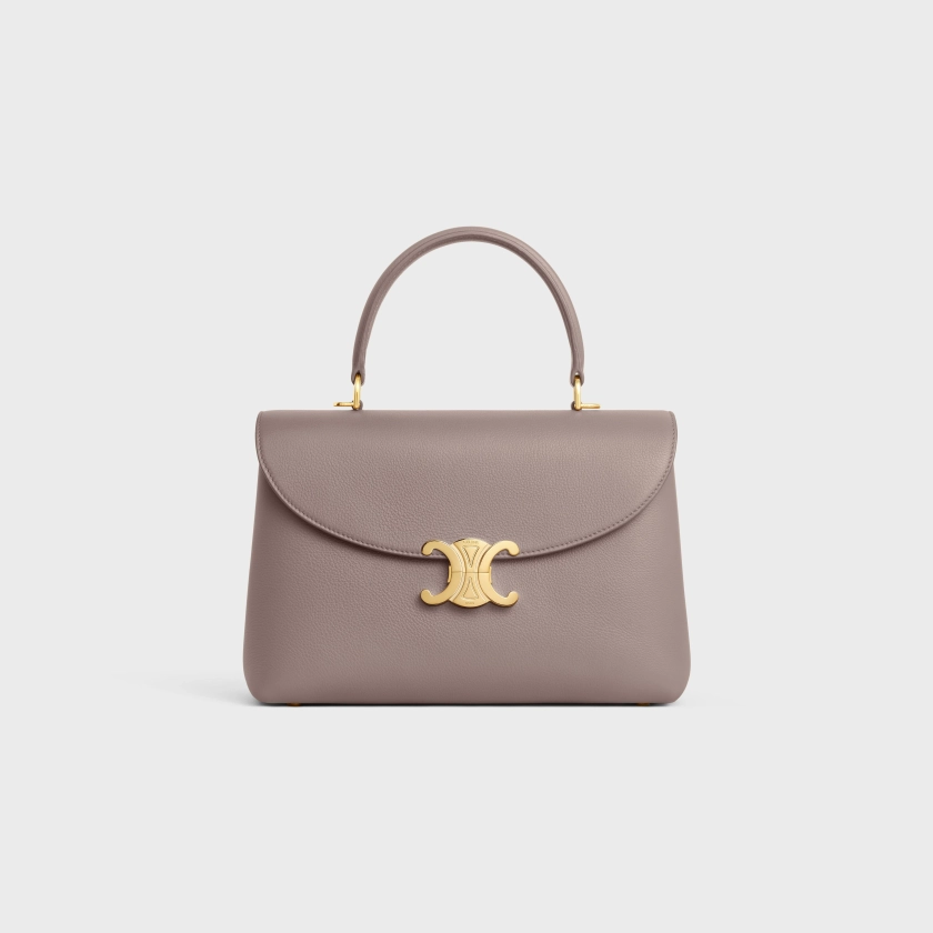 MEDIUM NINO BAG IN SUPPLE CALFSKIN - PEBBLE | CELINE