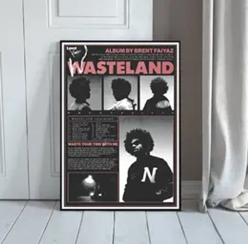 Brent Poster Faiyaz Wasteland Music Album Cover Poster