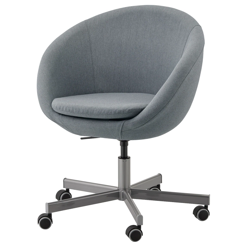 SKRUVSTA Chaise pivotante, Vissle gris - IKEA