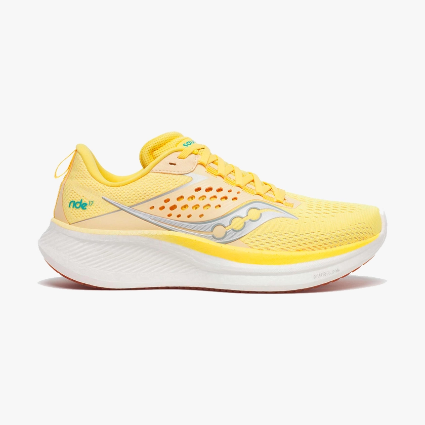 Chaussures de running femme saucony ride 17 jaune