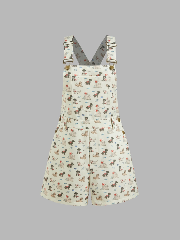 Woven Square Neckline Puppy Pocket Buckle Up Romper For Daily Casual