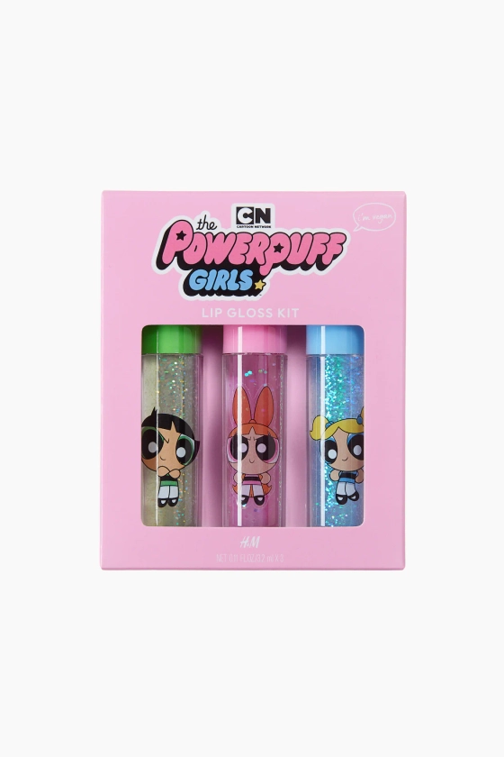 3-pack lip glosses - Pink/The Powerpuff Girls - Beauty all | H&M GB