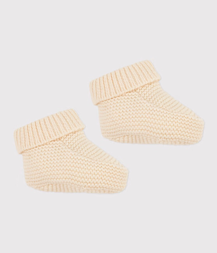 Chaussons tricotté en coton bébé 