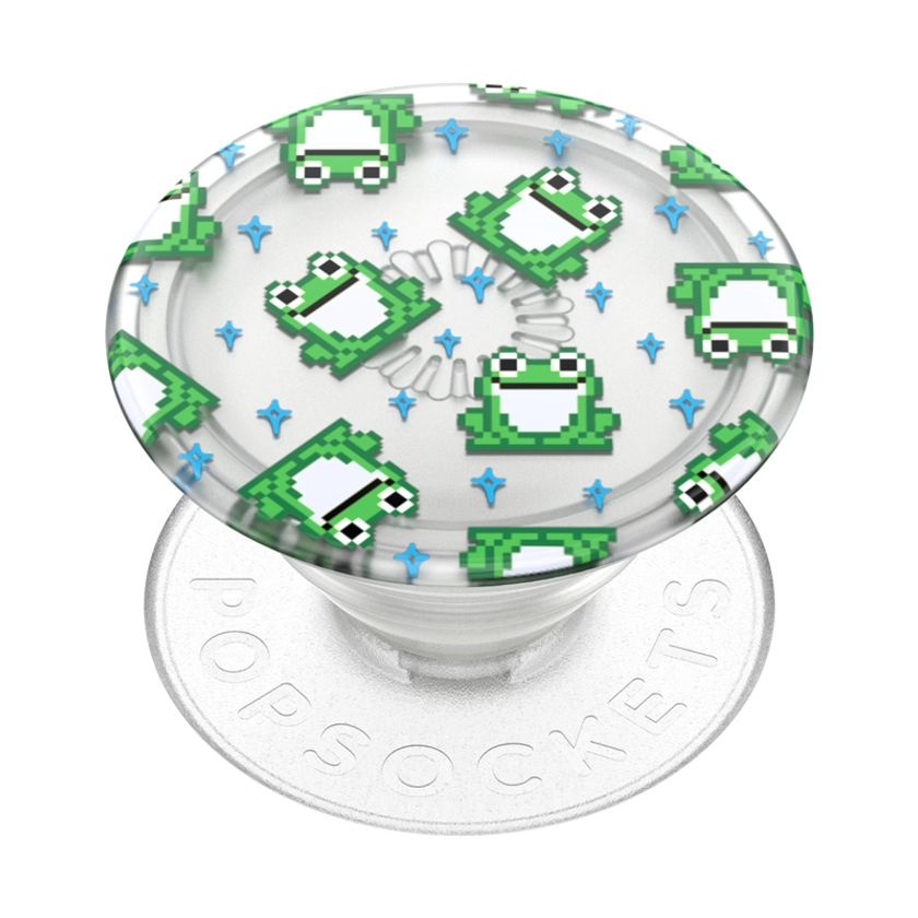 PlantCore Translucent 8 Bit Frogs PlantCore Grip | PopSockets® Official