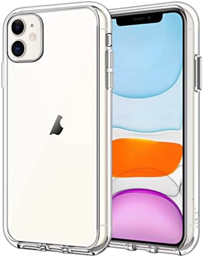 JETech Coque pour iPhone 11 (2019) 6,1", Shock-Absorption et Anti-Rayures, Housse Transparente Antichoc (HD Clair)